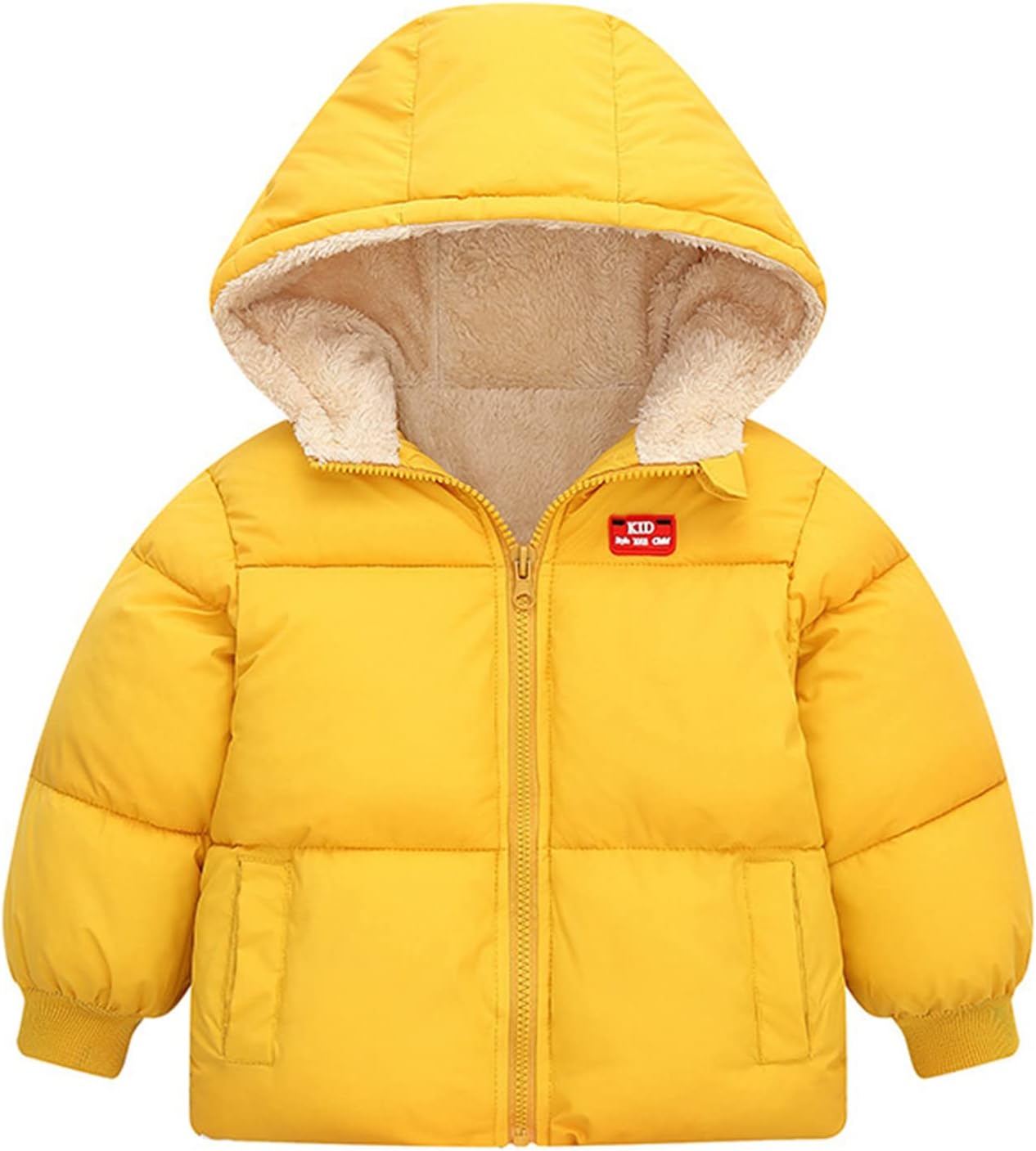 Toddler Kids Baby Boys Girls Sweater Suit Padded Snowsuit Infant Winter Clothes Hooded Jacket Show (Black, 3-4 Years)