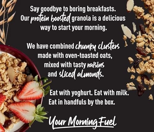 FUEL10K Raisin & Almond Protein Granola Breakfast Cereal, 400 g (Pack of 1) - Image 7