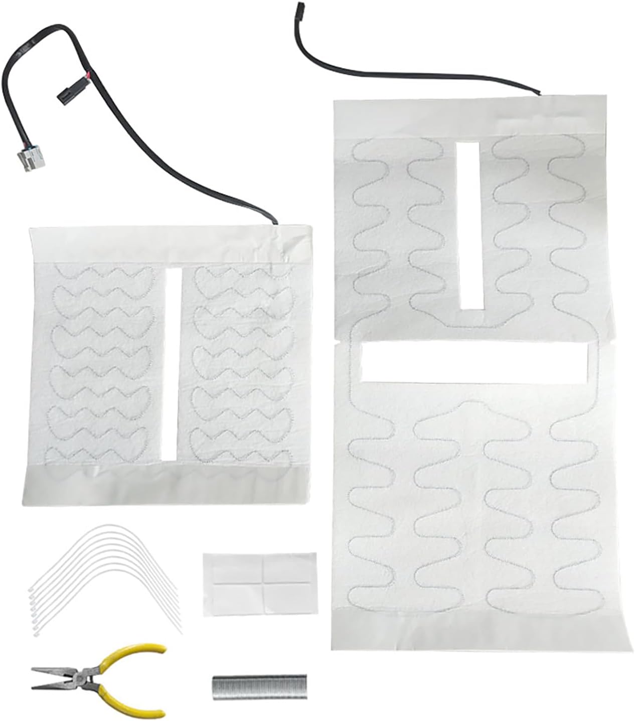 2 Set Seat Bottom & Top Heater Kit Fits for Cadillac Escalade Chevy Silverado Suburban GMC Sierra Yukon 2003-2007 15193975, 641105, 641106, 88940289, 88940288