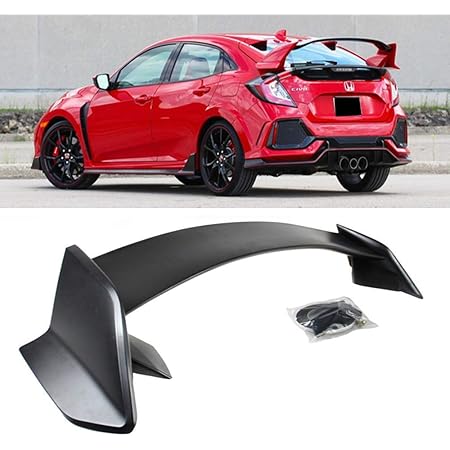Amazon 17 ホンダ シビック 10代目 ハッチバック Fk型 Fk7 Fk8 リア ウィング トランクスポイラー タイプr Abs製 素地 未塗装 リアスポイラー 車 バイク