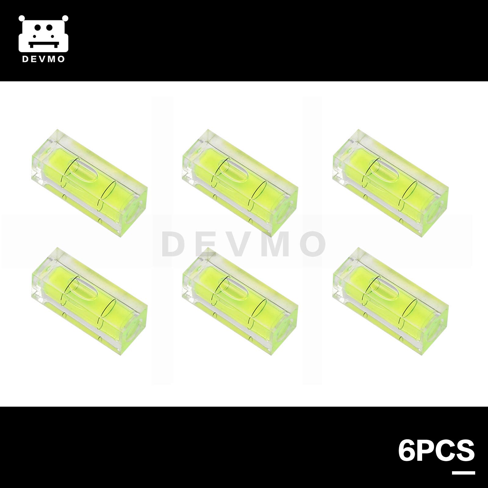 Mini Spirit Level - 6 Pack for Precise Measurements -3