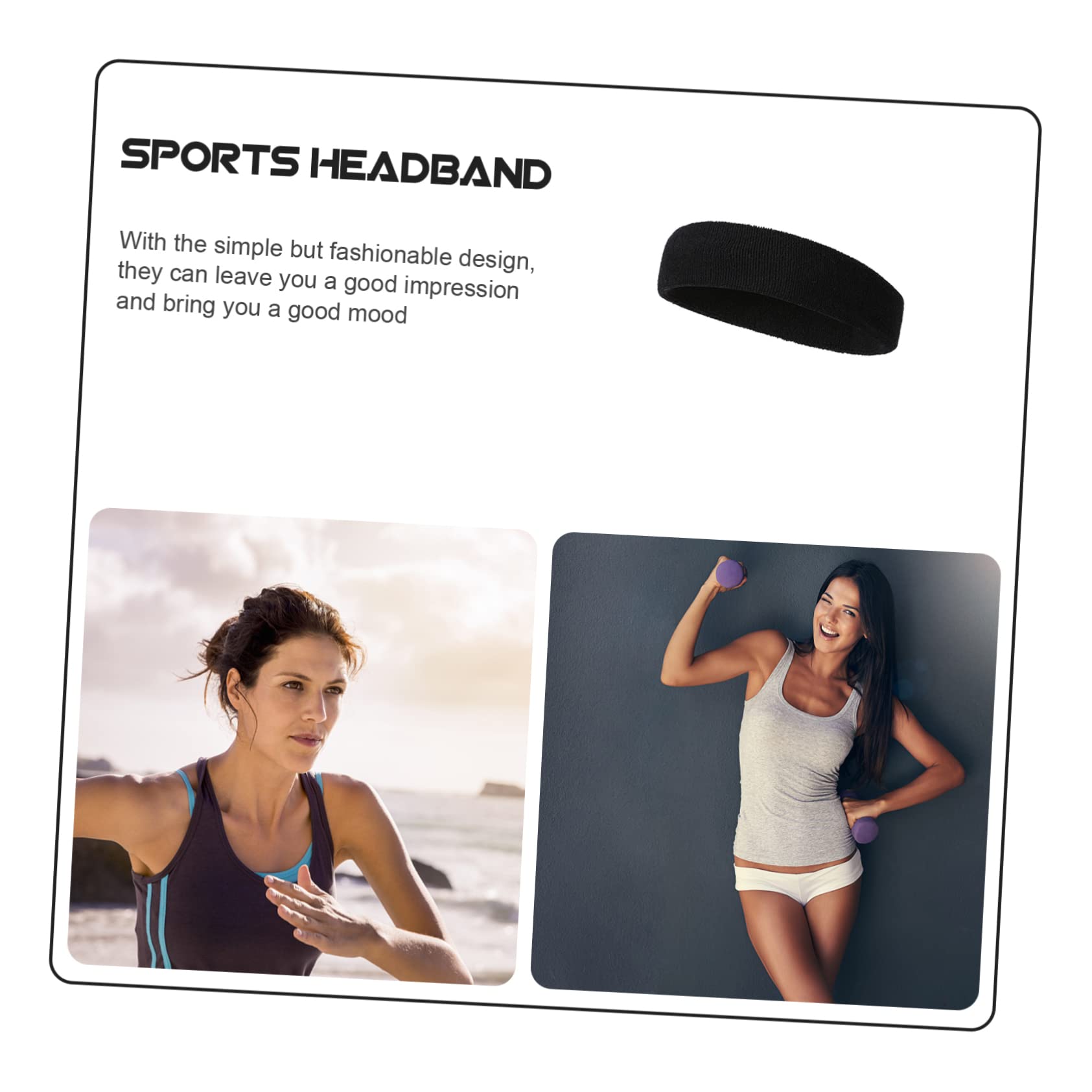 BESPORTBLE 25 Pcs Bandeau De Sport Bandeaux Anti-Transpiration pour Femmes Bandeaux Élastiques D'Entraînement Anti-Transpiration Bandeaux pour Femmes Cyclisme Accessoires De Spa en Plein Air