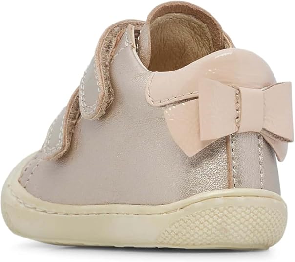 Naturino Chaussures Premiers Pas En Cuir Imprimé, Rose Antique 17