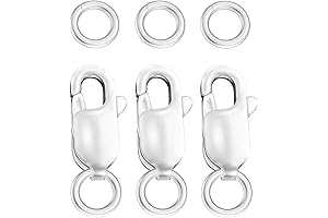 Dailyacc 925 Sterling Silver Lobster Claw Clasp for Jewelry Making