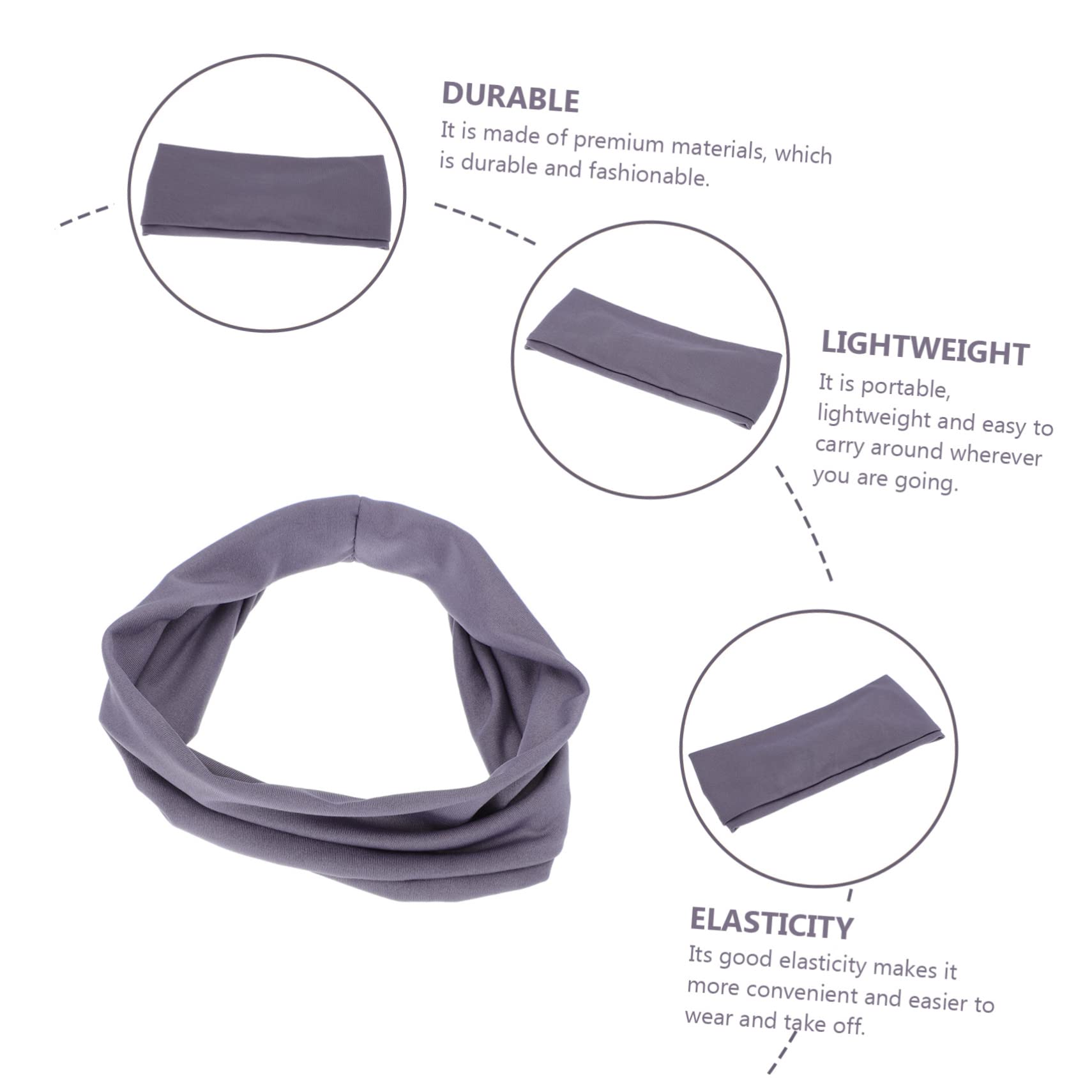 minkissy 12 fasce sportive per capelli da donna eleganti fasce per capelli da donna fasce per capelli turbante per uomo cravatte per capelli da donna fascia per il sudore in poliestere accessori per