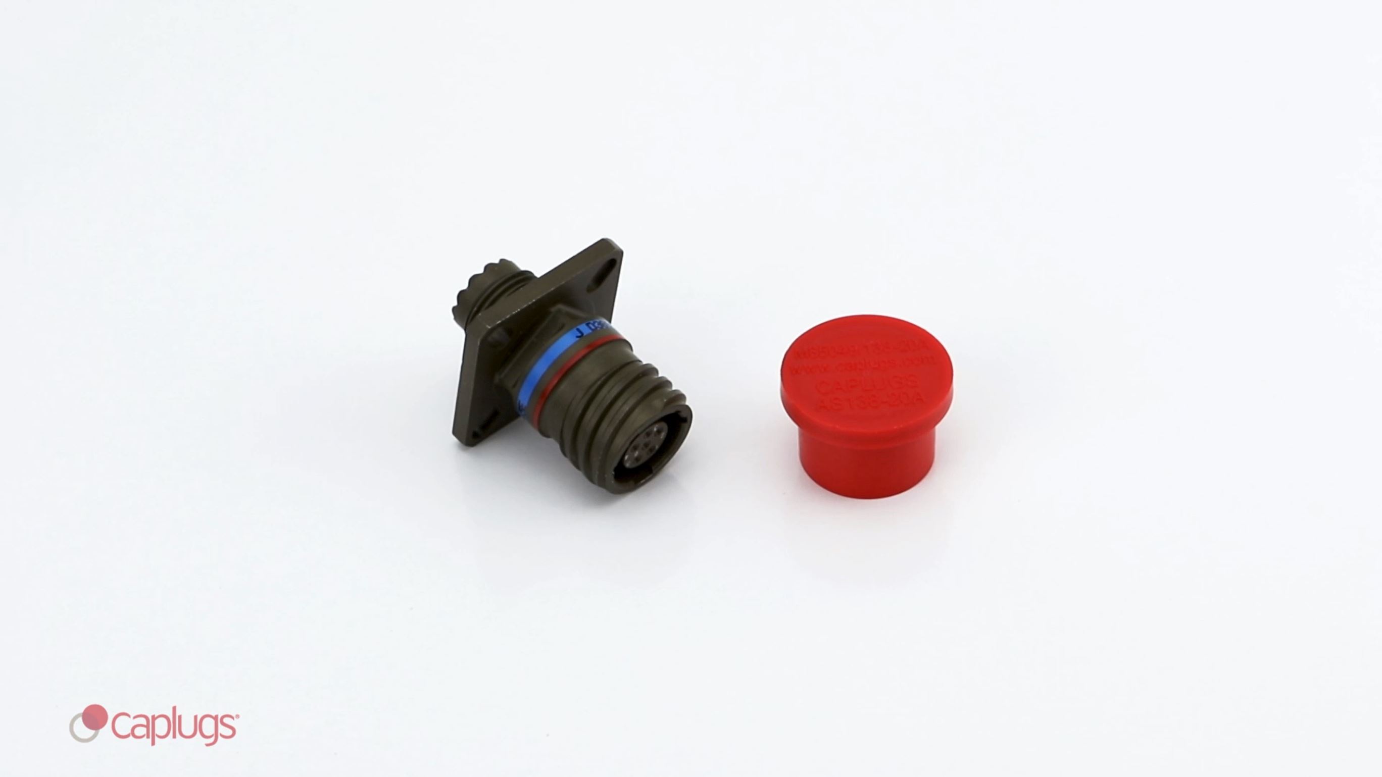Image of Caplugs AS138-43A AS138 Series - Plastic Electrical Connector Dust Cap, 100 Pack, Yellow LD-PE, 1.547 inch W x 0.625 inch L x 1.297 inch ID, SAE Aerospace Specification AS85049 /138 (ZAS13843AY1)