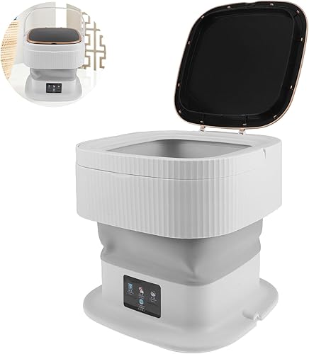 Miniatura 9 de Lavadora portátil Mini lavadora con secadora giratoria Compacto Una lavandería para ropa, ropa interior, calcetines para apartamentos, dormitorios,