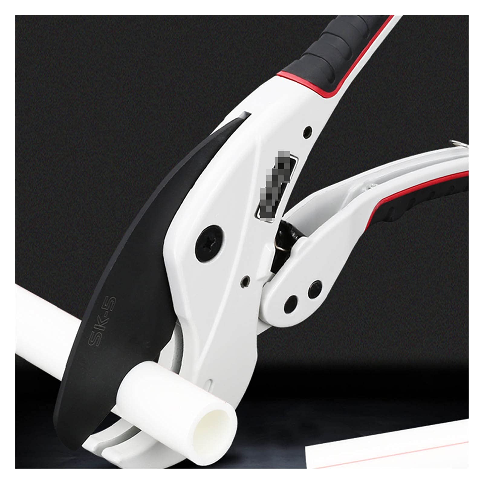 Obcinak do rur, Ciało ze stopu aluminium. PVC. Frez do rur, nożyczki grzechotki PVC/PU/PP/PE Szczypce rurowe Cutter Wąż Tnące rękę MAJSTERKOWANIE Narzędzie(0-36MM Ordinary)