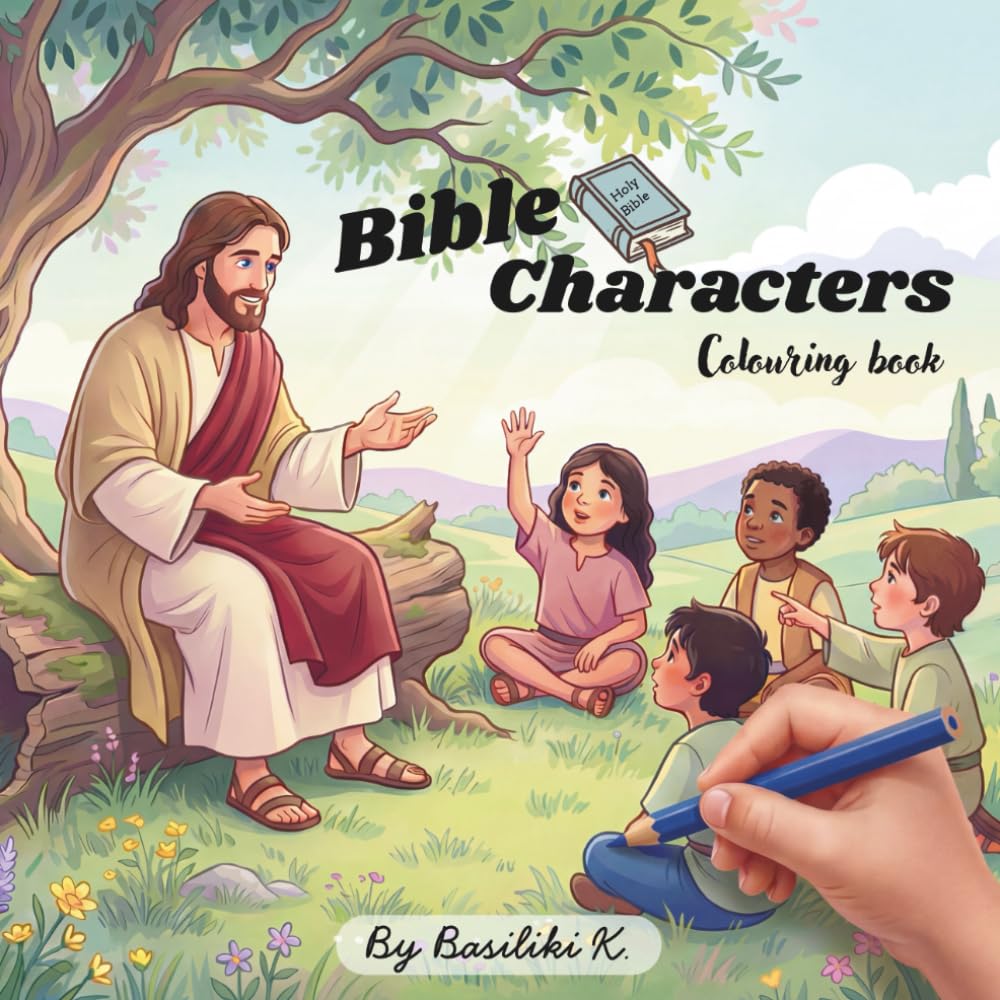 Bible Characters: Colouring Book