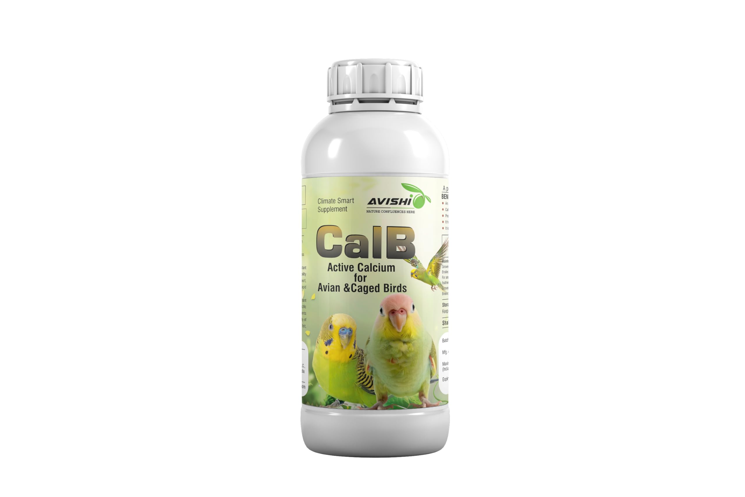 CalB, Active Calcium Supplement for Avian & Caged Birds, (1 Liter)