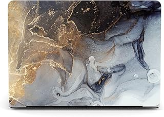 Hard Case Compatible with New MacBook Pro 13 Inch Case 2020 2019 2018 2017 2016 Release Model A2338 M1 A2289 A2251 A2159 A1989 A1708 A1706, Matt Plastic Hard Shell Cover - Grey Marble