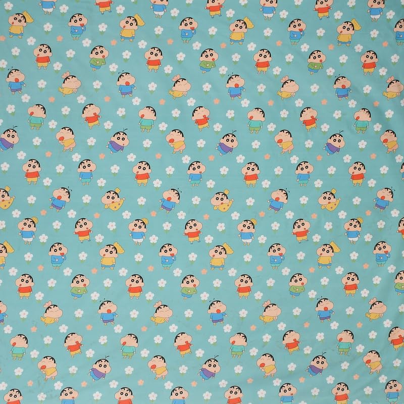 Image of NHD HOME Cotton Flat Double Bedsheets with 2 Pillow Covers | Double Bed Breathable | Wrinklefree | Ultrasoft |Summer Bedsheet 200 to 220 tc Floral | 90 x 90 inches, Floral Aqua Blue