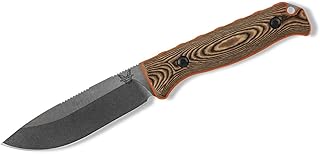 Benchmade Saddle MTN Skinner R/L, negro y naranja