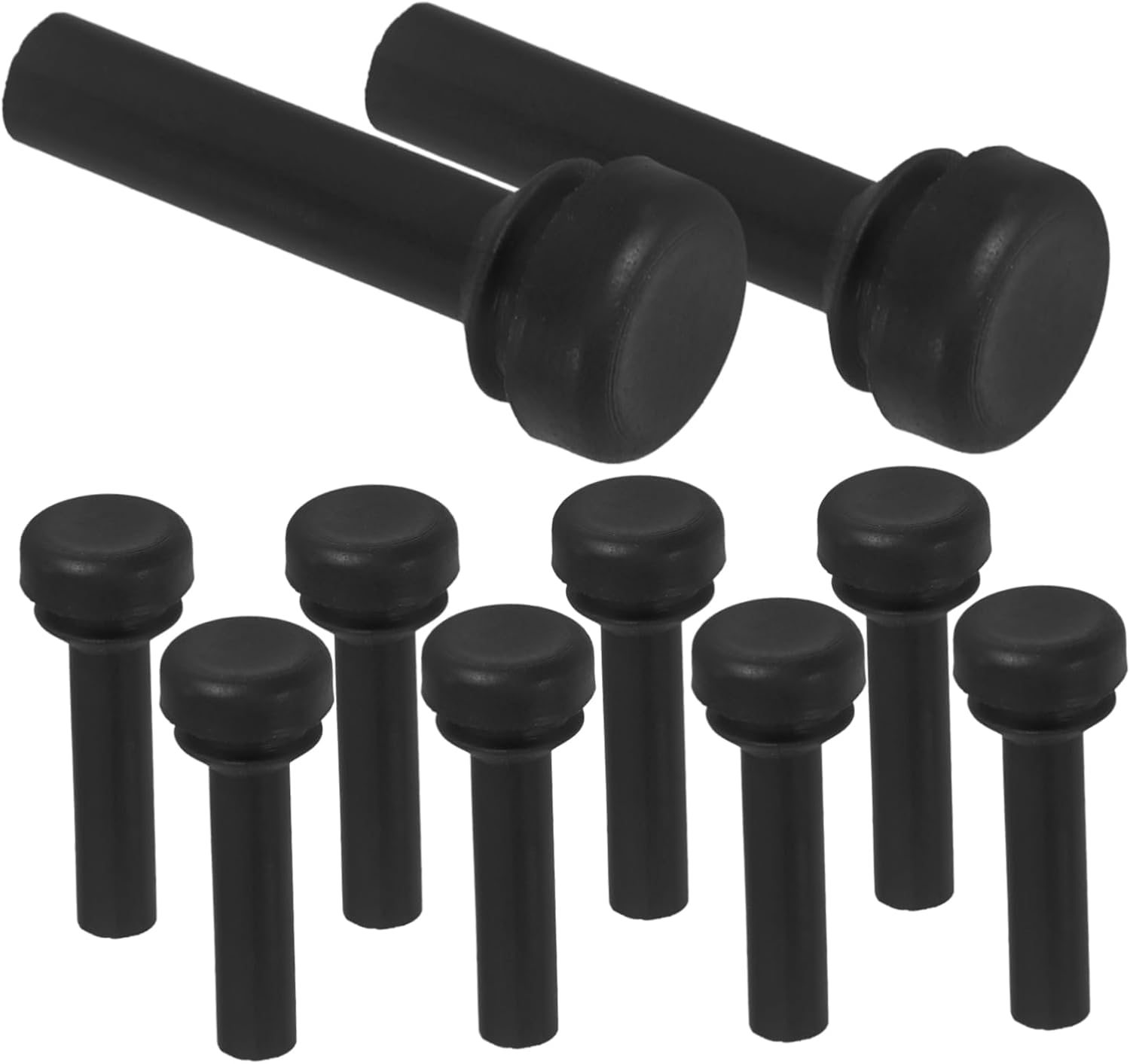 Black Rubber Stove Grate Feet Replacement 10pcs for Gas Ranges