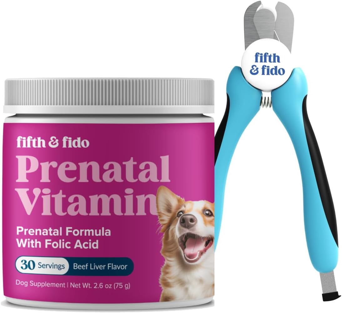 Dog Nail Clippers for Large Dogs and Dog Prenatal Vitamins