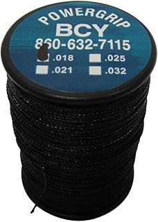 BCY Power Grip Serving Black .018 100 yds.