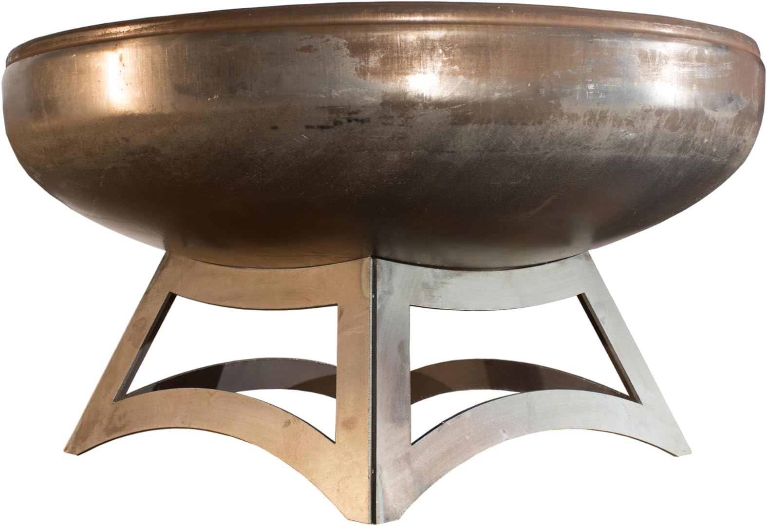 Liberty Fire Pit – Ohio Flame Wood Burning Outdoor Fire Pit - 30" Diameter with Hollow Base (Made in USA)