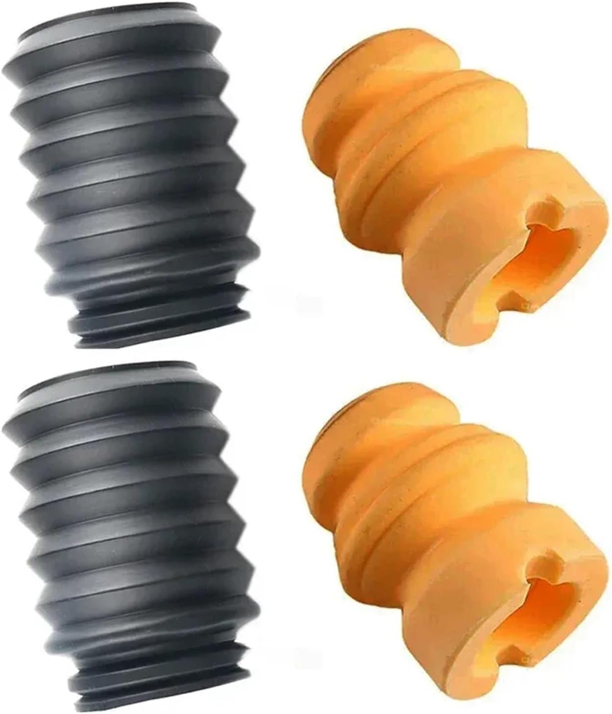 2Pcs Suspension Shock Absorber Bump Stop Rubber Buffer Front Rear 33502290319 31302290314 Compatible Touring E46 318 320 325 330(2Pcs Front)