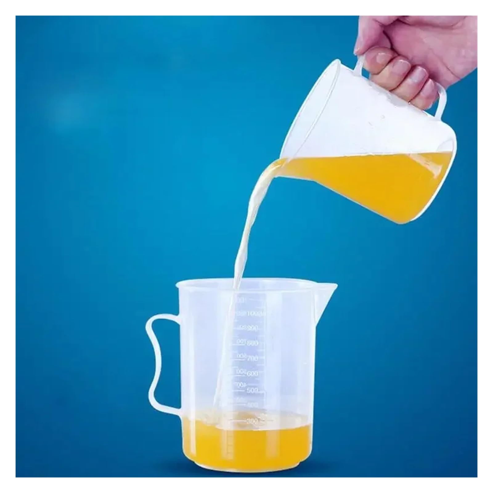 Taza Medidora Jarra medidora de líquidos for cocina, jarra con asa, 3 unidades, 250/500/1000/2000 ml, boquilla for laboratorio Jarra Medidora Cocina(1000ml)