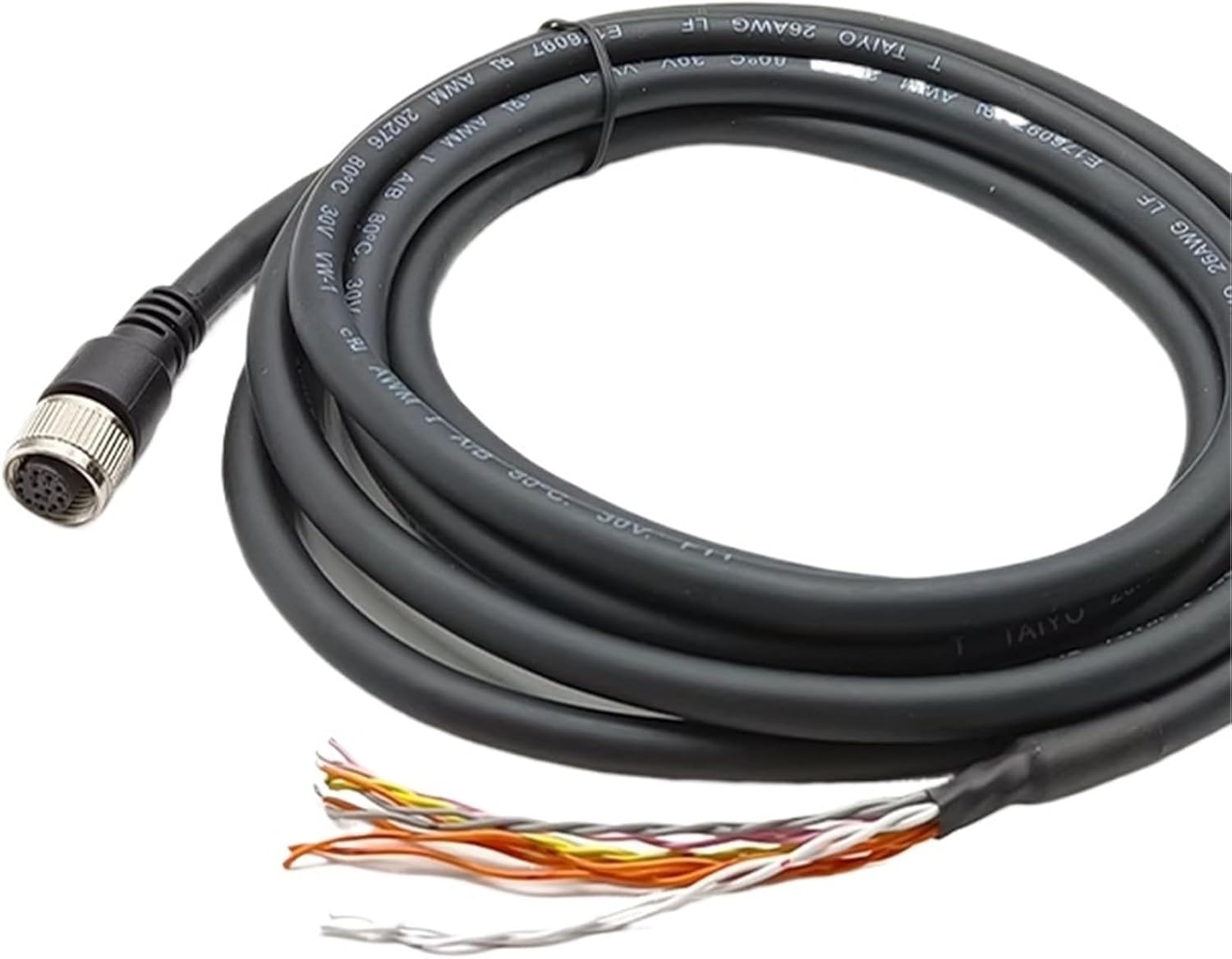 M12 Power Cord 12-Pole Compatible Camera IO Cable CCB-PWRIO-05/10 Power Cord(30M,Standard Model)