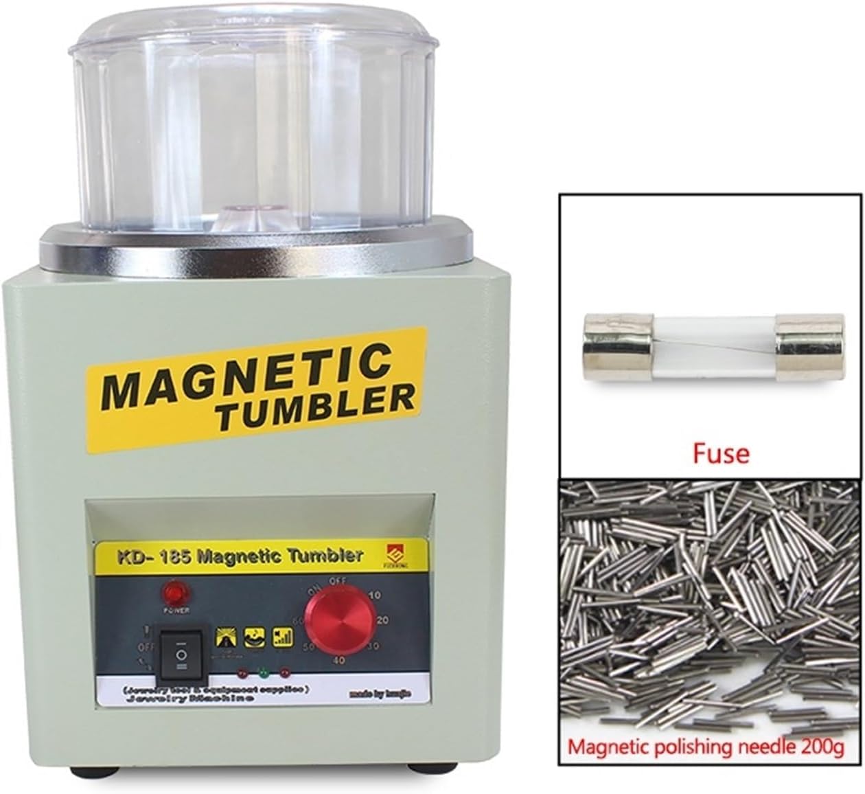 KD/KT-185 磁気タンブラージュエリーポリッシャーフィニッシャー