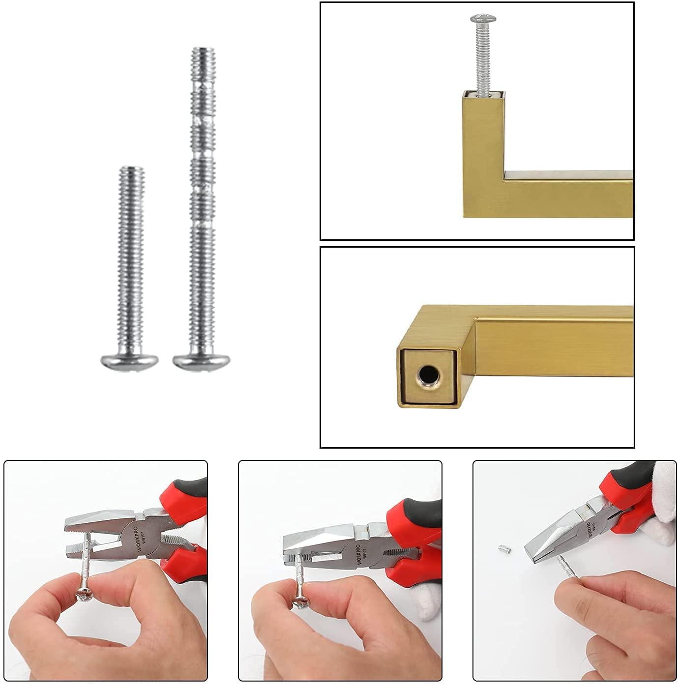 LONTAN 10 Pezzi Maniglie per Mobili da Cucina 320mm Maniglie Cucina Maniglie Armadio Maniglie Cassetti Maniglia Ottone Acciaio Inox Maniglie per Mobili Vintage Maniglie per Sportelli Cucina