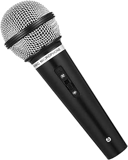 Kids Microphone Pretend Microphone Toy Plastic Microphone Fake Microphone Prop for Birthday Party Favors Pretend Play or Costume Prop