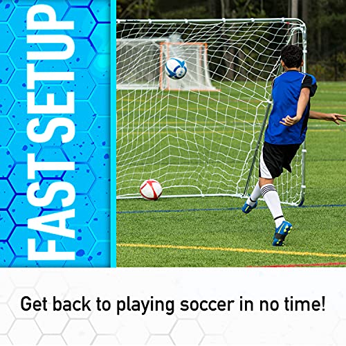 image for Franklin Sports Soccer Replacement Goal Nets and Soccer Goal Straps - 