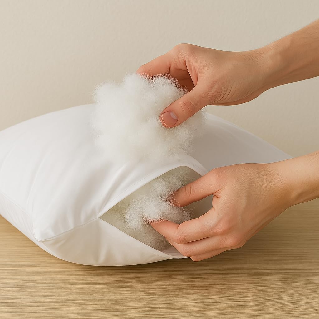 Imbottitura in fibra cava siliconata 100% poliestere – imbottitura morbida e lavabile per cuscini, cuscini, peluche, peluche e attività creative – certificata Oeko-TEX (5 kg)