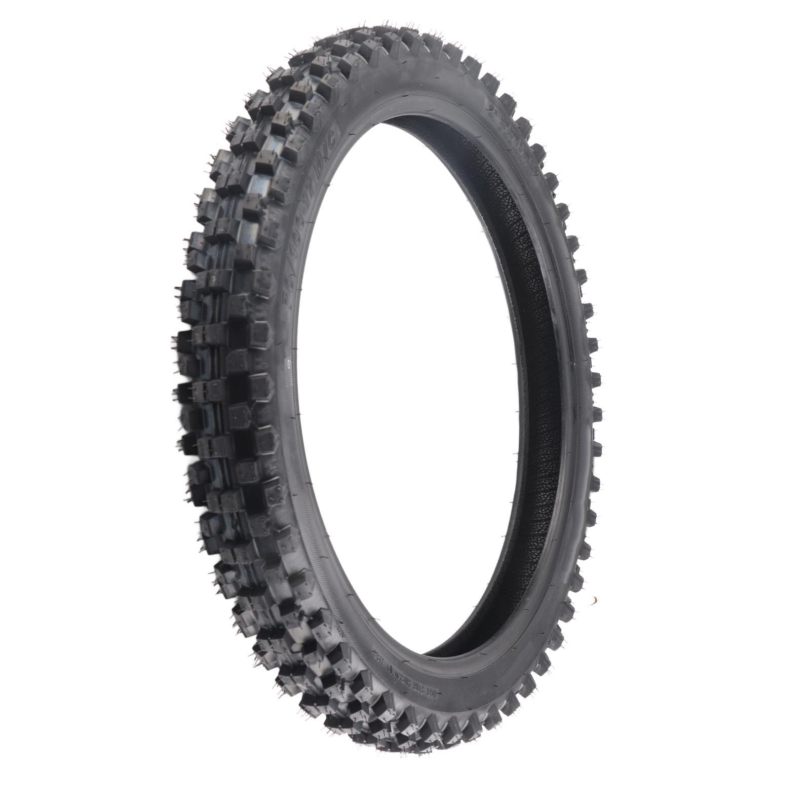 Dioche Kit de Cámara de Aire y Neumático de Goma de 70/100-17 Pulgadas para Bicicleta Pit Pro Trail y MX Enduro