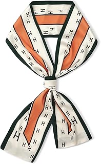 vimate Hair Scarf for Women Fashion Satin Silky Feeling Neck Scarf Bag Purse Scarf for Handbag Handle Etc