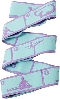 Anneome Yoga Elastic Band Exercise Resistance Bands Yoga Stretch Strap Yoga Accessories Yoga Straps for Stretching Elastic Bands for Exercise Stretching Strap Reusable Yoga Strap Yoga Band