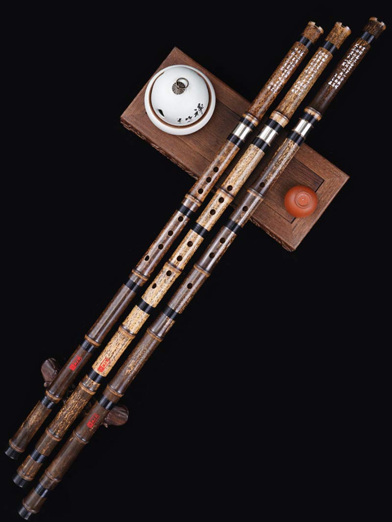 Chinesische Bambusflöte Xiao Horizontale Bambusflöte der zweiten Stufe AFG-Melodie Xiao-Instrument Chinesische Bambusflöte Xiao (Color : F Key 6 Hole)