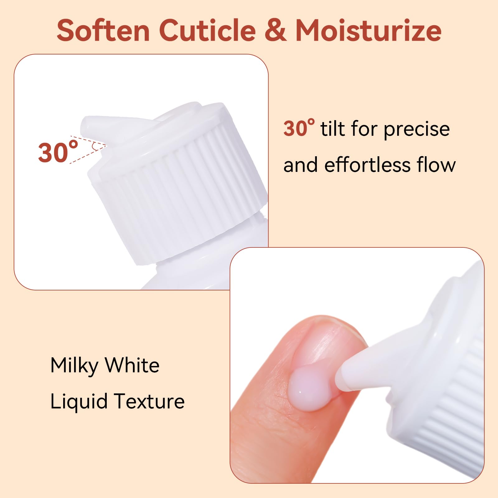 Makartt Kit de Remover de Cuticules avec coupe cuticules, lime à ongles pour stylo à huile de cuticules et liquide dissolvant de cuticules de 120 ML,Set de manucure pour adoucir et hydrater