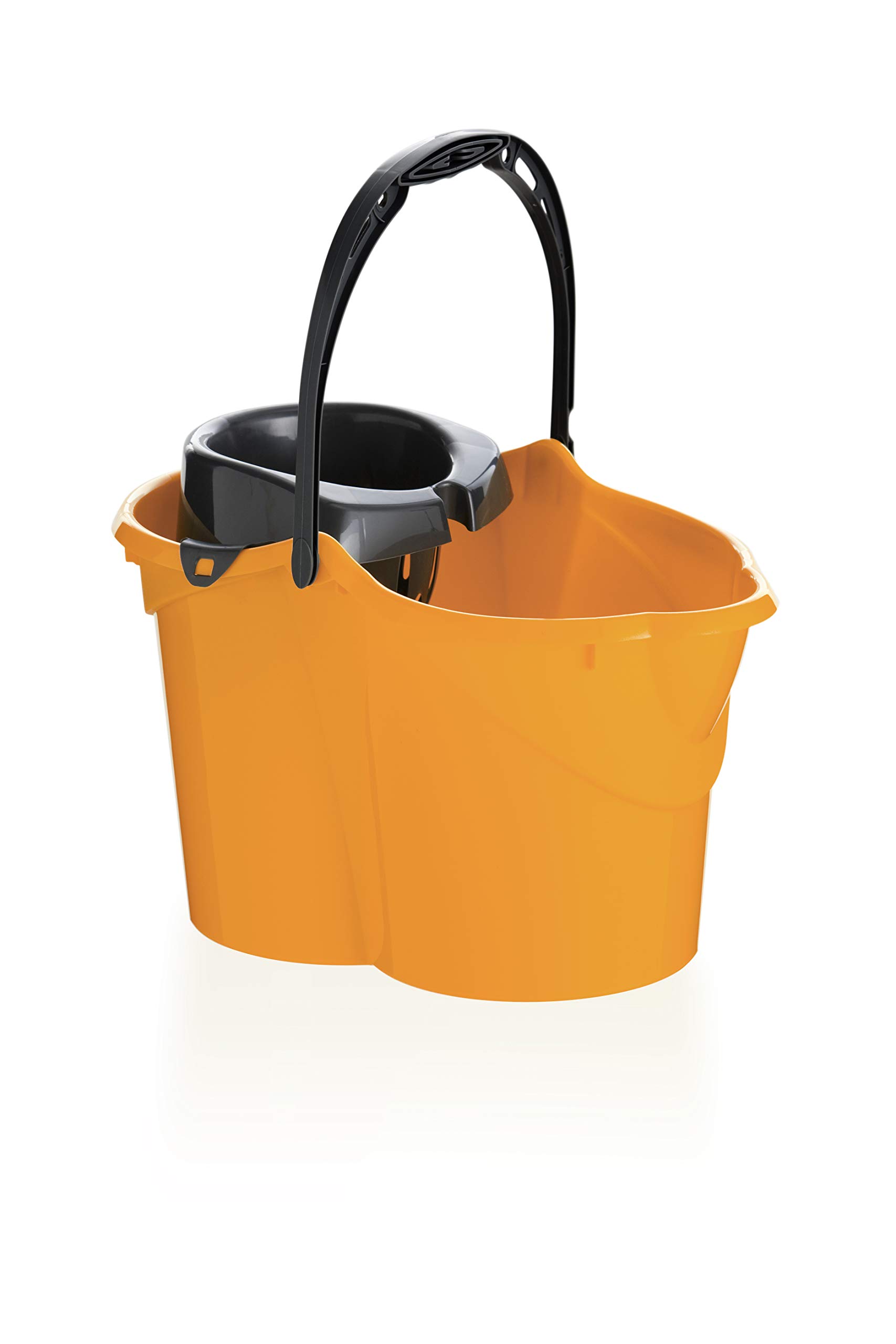 Maya Professional Tools 09050-NR Oval bucket with strainer, 15 L, Orange