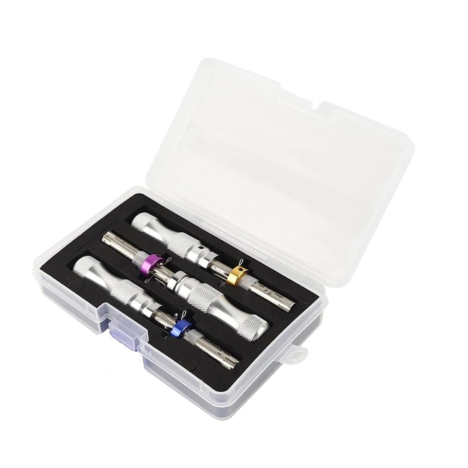 Dioche Set di Grimaldelli Tubolari Strumenti Professionali per Grimaldelli in Acciaio Inossidabile per Fabbri Principianti Kit di Emergenza per la Sicurezza Domestica