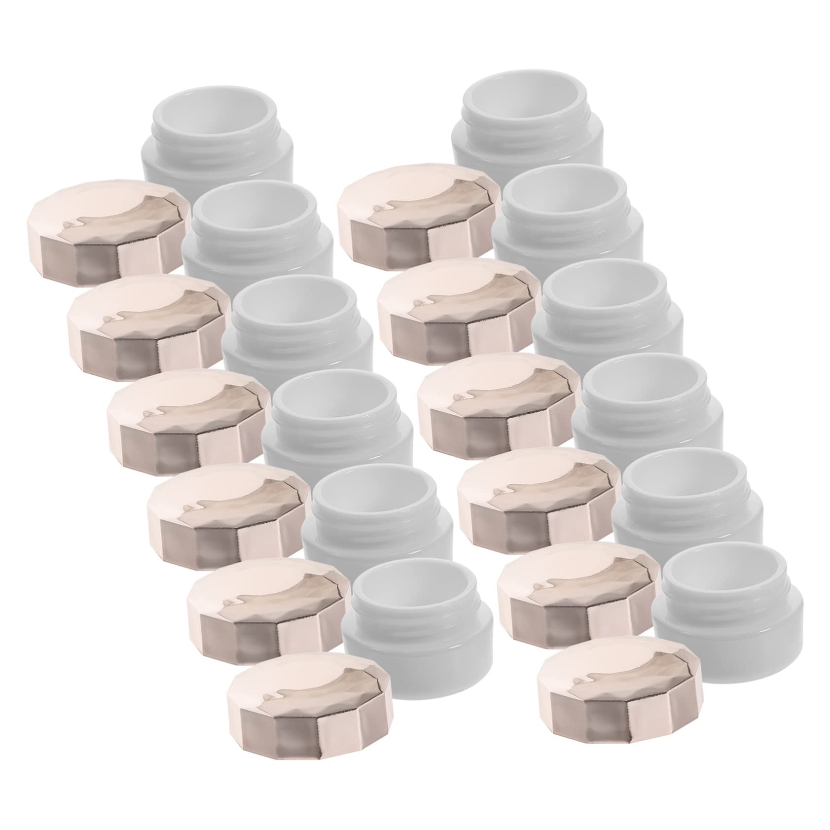 Ipetboom 48pièces Lot De Pots Plastique Rechargeables Pour Cosmétiques Récipients Vides Avec Couvercles Pour Crèmes Et Lotions Boîte Pratique Pour Échantillons De Maquillage Idéale