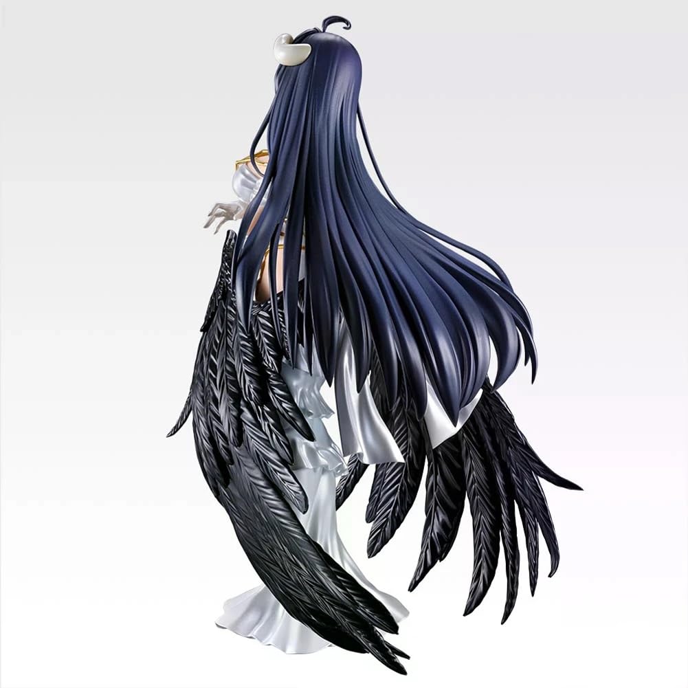 Zhongkaihua Albedo Figur 22 cm weißes Kleid schwarze Flügel Sneer Face