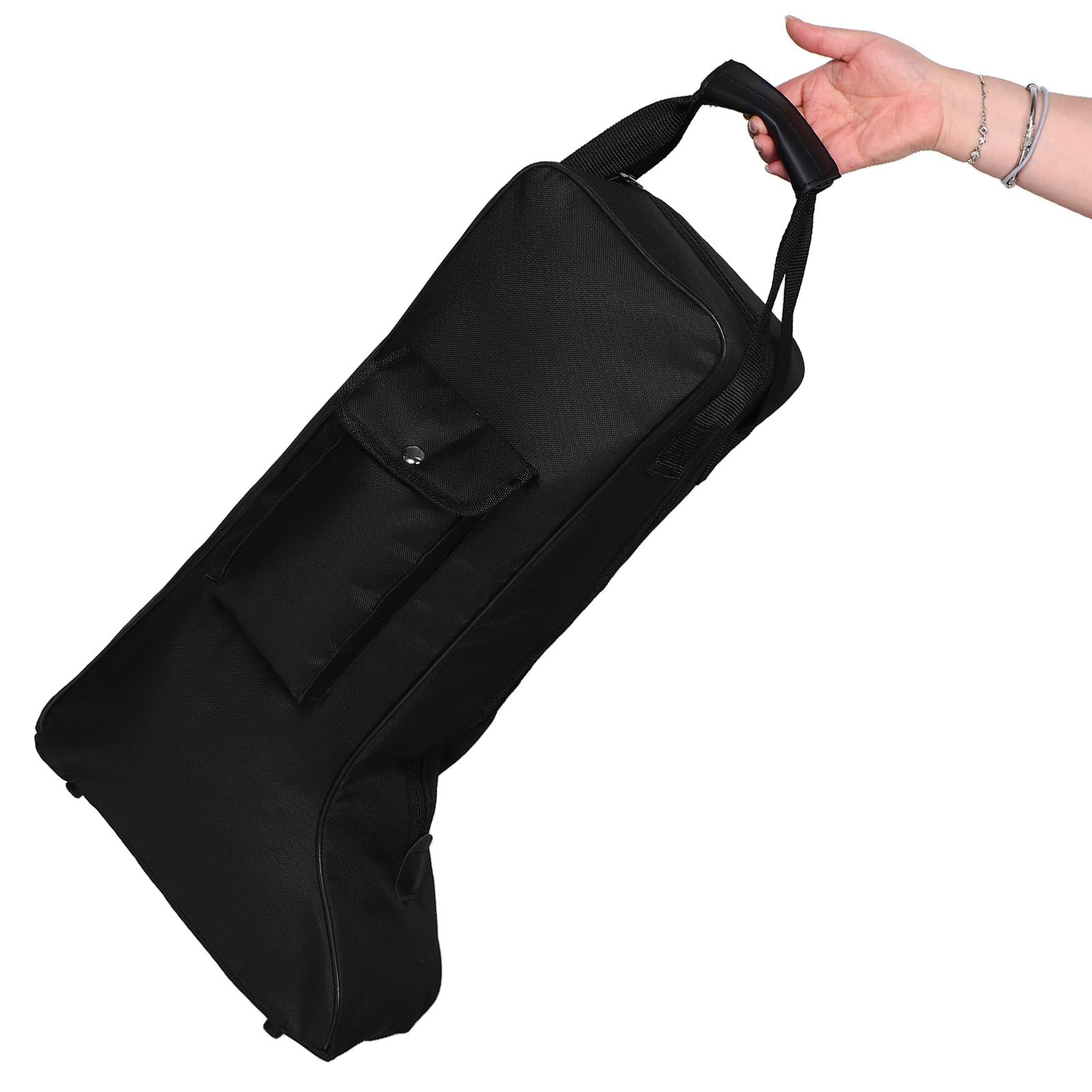 ifundom Borsa Porta Stivali da Equitazione Oxford Neri Tasca Frontale e Versatile per Viaggi e Attività Outdoor