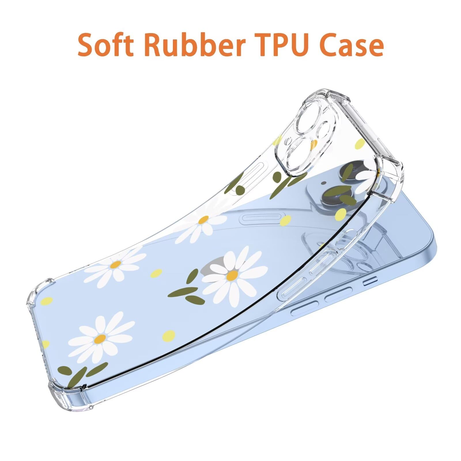 ESONG Trasparente Cover per Xiaomi 14T Pro, Ultra Sottile Brilla Donne
