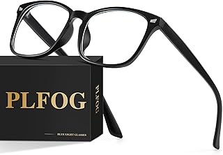 PLFOG Blue Light Glasses For Woman Men - Anti Eyestrain Computer Gaming Eyeglasses Blue Light Blocking Glasses
