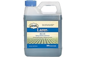 Lazer Green Lawn Spray Indicator Dye: 32 Oz Blue Turf Marker for Fertilizers & Herbicides