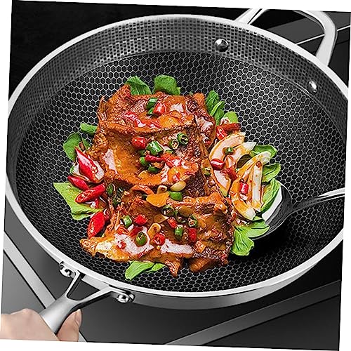 Wok de acero inoxidable con recubrimiento antiadherente miniatura 5
