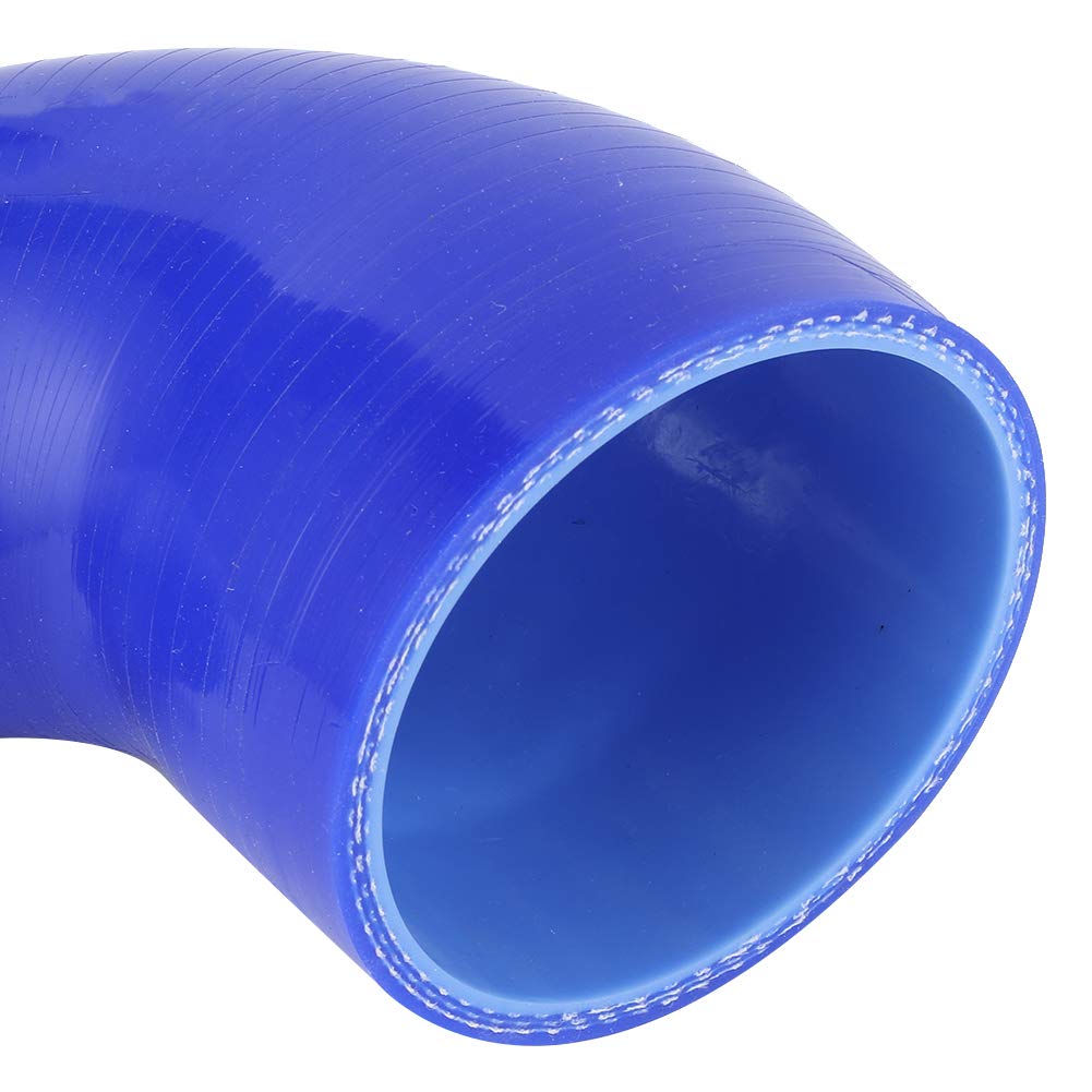 Acoplador reductor de codo de 90 grados Manguera de silicona de 4 capas de 2 a 3 pulgadas para tubo de tubo de intercooler de admisión Turbo