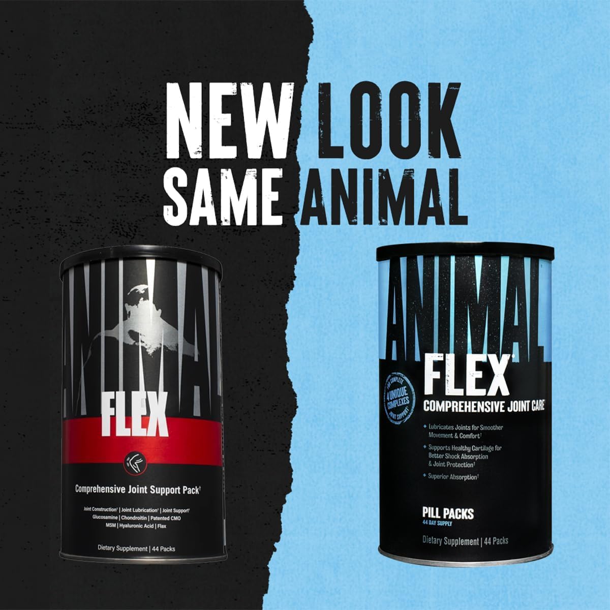 ANIMAL Flex Comprehensive Joint Care - 4 einzigartige Komplexe für Gelenke, Knochen & Knorpel - mit Vitamin A & E, Glucosamin, Leinsamenöl & Hyaluronsäure - 30 Packungen