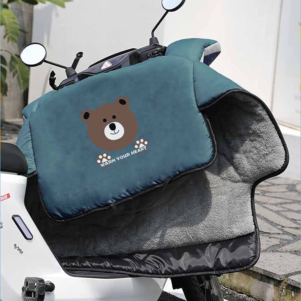 Pare-Brise de Moto électrique par Hiver Plus Velours épaississement étanche Tram Batterie Voiture Petite Couverture Coupe-Vent, Anti-Pluie et Froide
