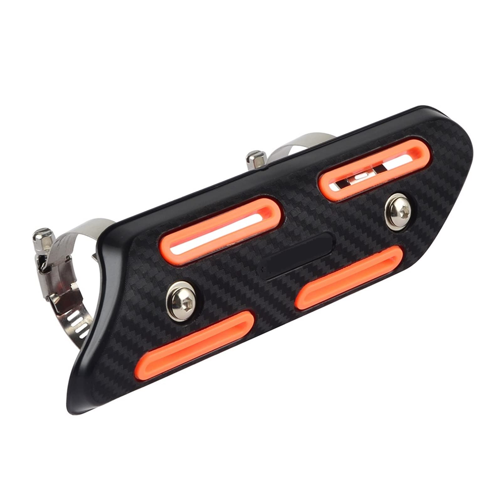 BEUTEE Protezione Scudo Termico di Scarico Protezione Antiscottatura for KTM EXC SXF XC SX EXCF XCW 125 250 350 450 525 530 2019 2018 2017 2016 (Color : Orange, Size : 7)