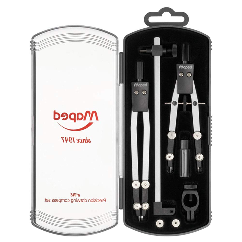 Set Compasso Staedtler 559 C07 - Preciso Con Gambo In Ottone E Accessori | Per Disegno Tecnico E Scuola - Foto 4