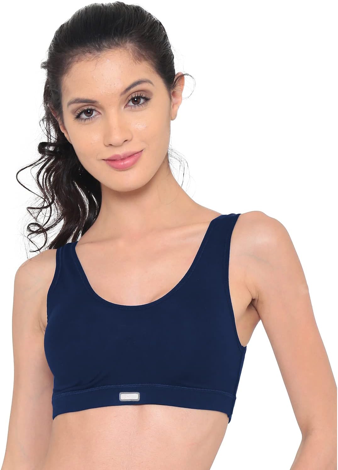 Laavian Women's Cotton Blend & Spandex Non-Wired Sports Bra