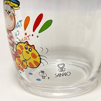 Amazon.co.jp: 水森亜土 ツイングラス レトロ ヴィンテージ 貴重
